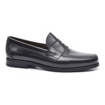 Rubber Sole Banded Loafer // Antic Black (Euro: 40)