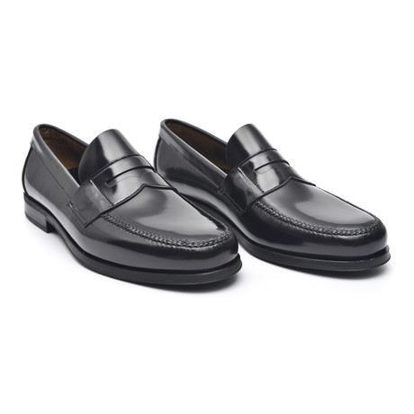 Rubber Sole Banded Loafer // Antic Black (Euro: 39)