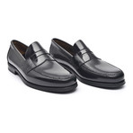 Rubber Sole Banded Loafer // Antic Black (Euro: 40)