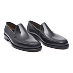 Leather Sole Slip-On Loafer // Antic Black (Euro: 45)