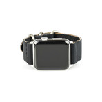 Apple Watch Strap // Black + Silver Sport (Small/Medium)