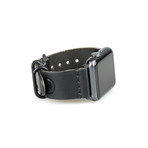 Arrow And Board // Apple Watch Strap // Black + Space Grey (Small/Medium)