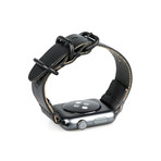 Arrow And Board // Apple Watch Strap // Black + Space Grey (Small/Medium)