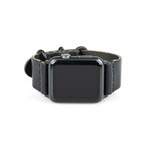 Arrow And Board // Apple Watch Strap // Black + Space Grey (Small/Medium)