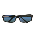 Brandest // Porsche Design // Square Sunglasses // Black (Green Lens)