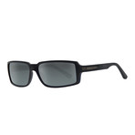 Brandest // Porsche Design // Square Sunglasses // Black (Green Lens)