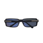 Brandest // Porsche Design // Square Sunglasses // Black (Green Lens)