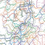World Metro Map (Small) - Art+Code+Data - Touch of Modern