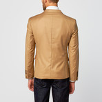 Double Breasted Dress Jacket // Beige (US: 42R)