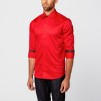 Classic Slim-Fit Dress Shirt // Red (XS)