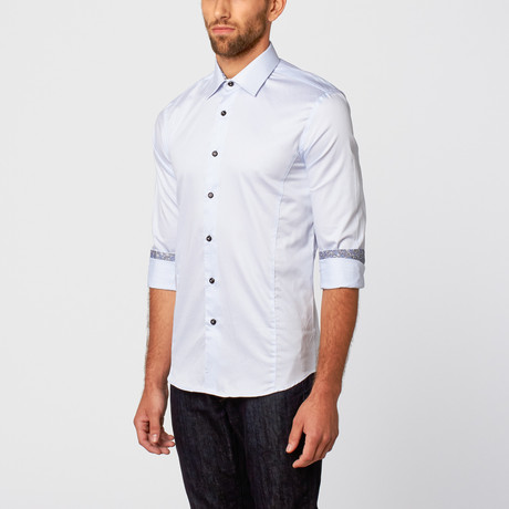 Classic Slim-Fit Dress Shirt // Light Blue (XS)