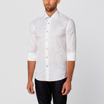 Jacquard Dress Shirt // White (M)