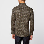 TR Premium // Stone Paisley Dress Shirt // Black (2XL)