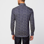 Stone Paisley Dress Shirt // Navy (XS)