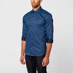 Casual Dress Shirt // Navy (L)