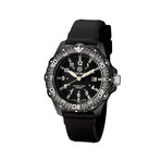 Deep Blue DayNight Diver Quartz // DNPOLYTRITWHITE