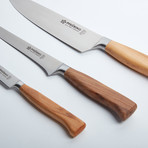 Pfeilring Cutlery // Chef, Boning + Paring Knife Set