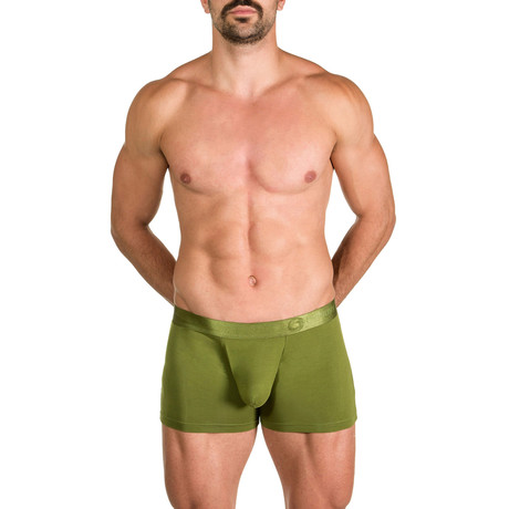 Spectra 2.0 Boxer Brief 3" Leg // Olive Green (Medium)