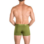 Spectra 2.0 Boxer Brief 3" Leg // Olive Green (Medium)