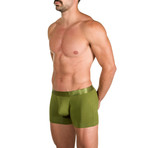 Spectra 2.0 Boxer Brief 3" Leg // Olive Green (Medium)