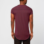 Kensington Extendo Shirt // Purple Pinstripe (M)