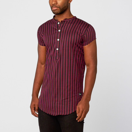 Kensington Extendo Shirt // Purple Pinstripe (S)