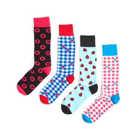 Summer Plaid // Set of 4