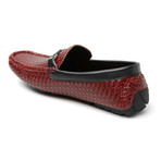 Solo Shoes // John Buckle Moccasin // Red (US: 8.5)