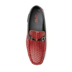 Solo Shoes // John Buckle Moccasin // Red (US: 8.5)