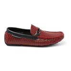 Solo Shoes // John Buckle Moccasin // Red (US: 8.5)