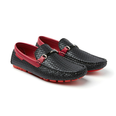 Solo Shoes // John Buckle Moccasin // Black (US: 7.5)