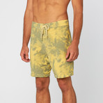 Original Paperbacks // Venice Palms Swim Short // Lemon (36)