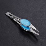 Trendy Tweezer + Leather Case (Blue)