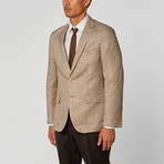 Business Linen Jacket // Camel (US: 42R)