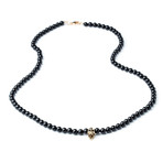 Onyx Hades Necklace // Gold