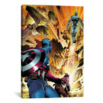 Captain America Watching Ultron Lift Off (18"W x 26"H x 0.75"D)