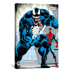 Venom Panel Art // Standing Next To Spider-Man (18"W x 26"H x 0.75"D)