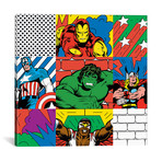 Avengers As A Pattern (18"W x 18"H x 0.75"D)