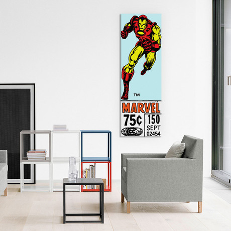 Book Iron Man Price Tag Panoramic (20"W x 60"H x 0.75"D)