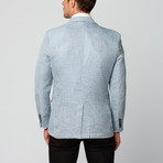 Cotton Blend Blazer // Blue Chambray (M)