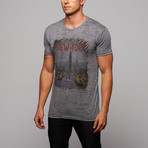 NYC Cabbies Burnout Tee // Grey (S)