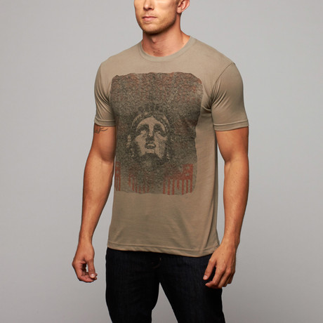 One Nation Tee // Warm Grey (S)
