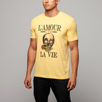 L'Amour C'est La Vie Tee // Yellow (2XL)
