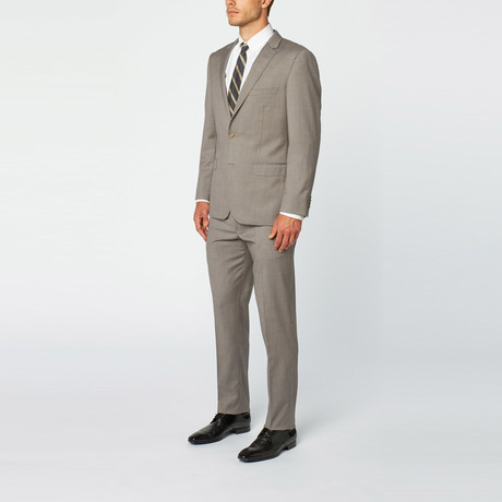 Slim-Fit Suit // Solid Taupe (US: 36S)