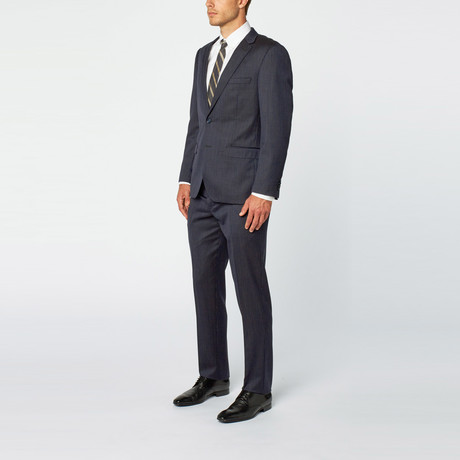 Slim-Fit Suit // Navy Pin Stripe (US: 36S)