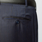 Slim-Fit Suit // Navy Pin Stripe (US: 38S)