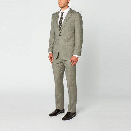 Modern-Fit Suit // Light Grey Sharkskin (US: 36S)