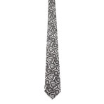 Achilles Silk Tie // Black + Grey