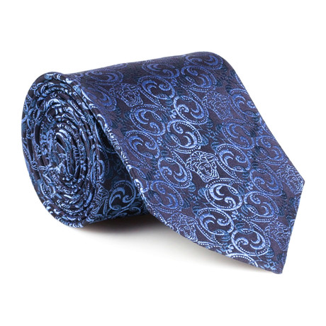 Athen Silk Tie // Blue