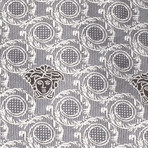 Landon Silk Tie // Silver